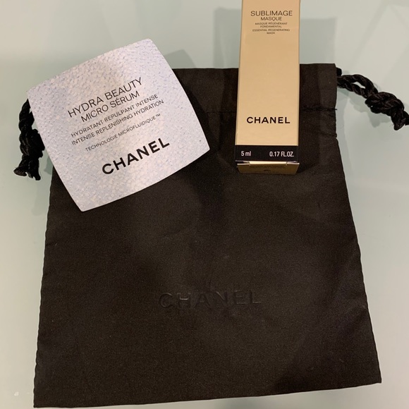 CHANEL Skincare Chanel Face Mask Hydra Serum And Pouch Poshmark